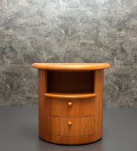 Vintage Teak Nachttisch Silkeborg 70er 61x33x60 cm - Bild 3