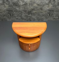 Vintage Teak Nachttisch Silkeborg 70er 61x33x60 cm - Bild 5