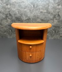 Vintage Teak Nachttisch Silkeborg 70er 61x33x60 cm - Bild 6