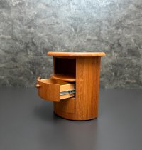 Vintage Teak Nachttisch Silkeborg 70er 61x33x60 cm - Bild 9