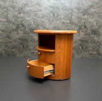 Vintage Teak Nachttisch Silkeborg 70er 61x33x60 cm - Bild 10
