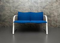 Thonet Zweisitzer Bank Wartebank Designklassiker Blau - Bild 2