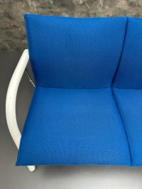 Thonet Zweisitzer Bank Wartebank Designklassiker Blau - Bild 6