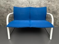 Thonet Zweisitzer Bank Wartebank Designklassiker Blau - Bild 14