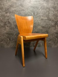 Stoelcker 320 Stapelstuhl Vintage 1950er Holz - Bild 1