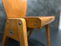Stoelcker 320 Stapelstuhl Vintage 1950er Holz - Bild 2