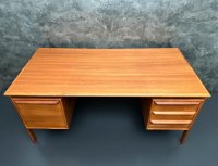 Arne Vodder Teak Schreibtisch Gasvig Møbler 150x75 cm - Bild 3