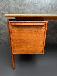 Arne Vodder Teak Schreibtisch Gasvig Møbler 150x75 cm - Bild 8