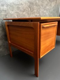 Arne Vodder Teak Schreibtisch Gasvig Møbler 150x75 cm - Bild 9