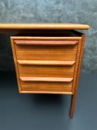 Arne Vodder Teak Schreibtisch Gasvig Møbler 150x75 cm - Bild 10