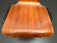 Vintage Stapelstühle Holz Stahlrohr 60er/70er ca. 10 Stk. - Bild 8