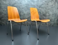 Dänische Vintage Stapelstühle Teak 1970er (ca. 15 Stk.) - Bild 4
