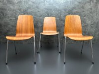 Dänische Vintage Stapelstühle Teak 1970er (ca. 15 Stk.) - Bild 8