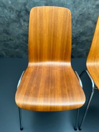 Dänische Vintage Stapelstühle Teak 1970er (ca. 15 Stk.) - Bild 14
