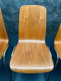 Dänische Vintage Stapelstühle Teak 1970er (ca. 15 Stk.) - Bild 15