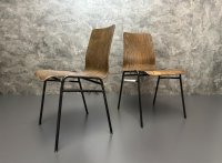 10 Vintage Stapelstühle Wilde+Spieth Holz/Stahl Gastro - Bild 1