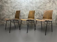 10 Vintage Stapelstühle Wilde+Spieth Holz/Stahl Gastro - Bild 3