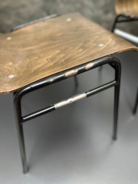 10 Vintage Stapelstühle Wilde+Spieth Holz/Stahl Gastro - Bild 17