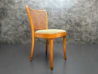Vintage Holzstuhl Wiener Geflecht Mid Century 50er 60er - Bild 1