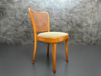 Vintage Holzstuhl Wiener Geflecht Mid Century 50er 60er - Bild 2