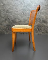 Vintage Holzstuhl Wiener Geflecht Mid Century 50er 60er - Bild 3