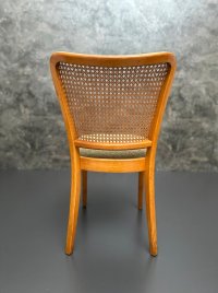Vintage Holzstuhl Wiener Geflecht Mid Century 50er 60er - Bild 6