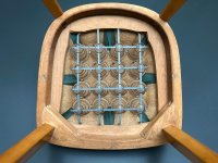 Vintage Holzstuhl Wiener Geflecht Mid Century 50er 60er - Bild 7