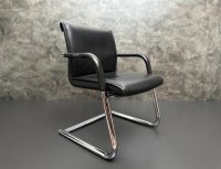 Wilkhahn Vintage Freischwinger Leder Büro - Bild 1