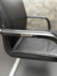Wilkhahn Vintage Freischwinger Leder Büro - Bild 6