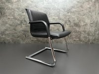 Wilkhahn Vintage Freischwinger Leder Bürostuhl - Bild 1