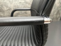 Wilkhahn Vintage Freischwinger Leder Bürostuhl - Bild 5