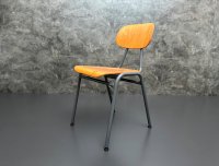 Vintage Stapelstuhl 70er/80er Stahlrohr Grau - Bild 2