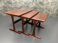 Kai Kristiansen Nesting Tables 3er-Set Palisander Vildbjerg 1960er - Bild 1
