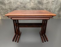 Kai Kristiansen Nesting Tables 3er-Set Palisander Vildbjerg 1960er - Bild 3