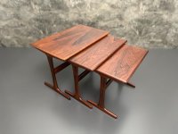 Kai Kristiansen Nesting Tables 3er-Set Palisander Vildbjerg 1960er - Bild 6
