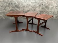 Kai Kristiansen Nesting Tables 3er-Set Palisander Vildbjerg 1960er - Bild 8