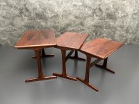 Kai Kristiansen Nesting Tables 3er-Set Palisander Vildbjerg 1960er - Bild 9