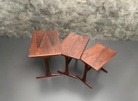 Kai Kristiansen Nesting Tables 3er-Set Palisander Vildbjerg 1960er - Bild 10