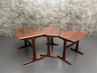 Kai Kristiansen Nesting Tables 3er-Set Palisander Vildbjerg 1960er - Bild 11