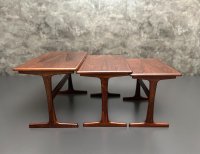 Kai Kristiansen Nesting Tables 3er-Set Palisander Vildbjerg 1960er - Bild 12