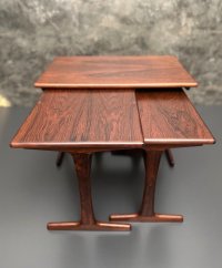 Kai Kristiansen Nesting Tables 3er-Set Palisander Vildbjerg 1960er - Bild 15