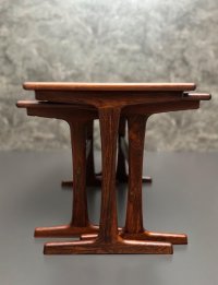 Kai Kristiansen Nesting Tables 3er-Set Palisander Vildbjerg 1960er - Bild 16