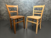 2 Vintage Holzstühle 60er Jahre - verschiedene Modelle - Bild 1