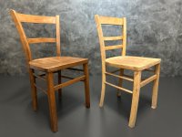 2 Vintage Holzstühle 60er Jahre - verschiedene Modelle - Bild 2