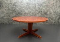 Runder Vintage Teak Couchtisch Danish Design Ø 100 cm - Bild 9