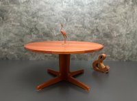 Runder Vintage Teak Couchtisch Danish Design Ø 100 cm - Bild 11