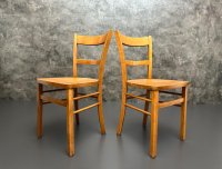 2 Vintage Holzstühle 60er Jahre Vollholz - Bild 6