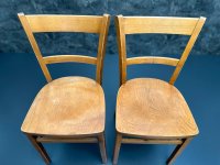 2 Vintage Holzstühle 60er Jahre Vollholz - Bild 11