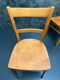 2 Vintage Holzstühle 60er Jahre Vollholz - Bild 12