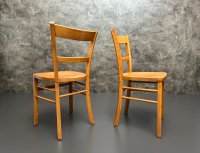 2 Vintage Holzstühle 60er Jahre Vollholz - Bild 14